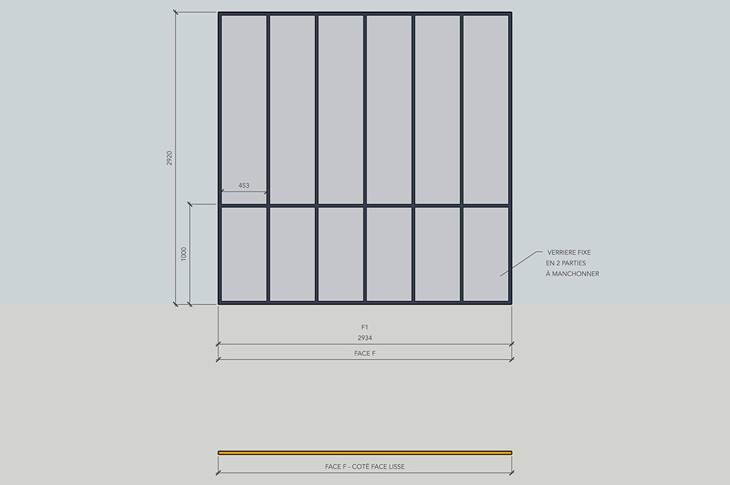 verriere cloison de bureau 01 013