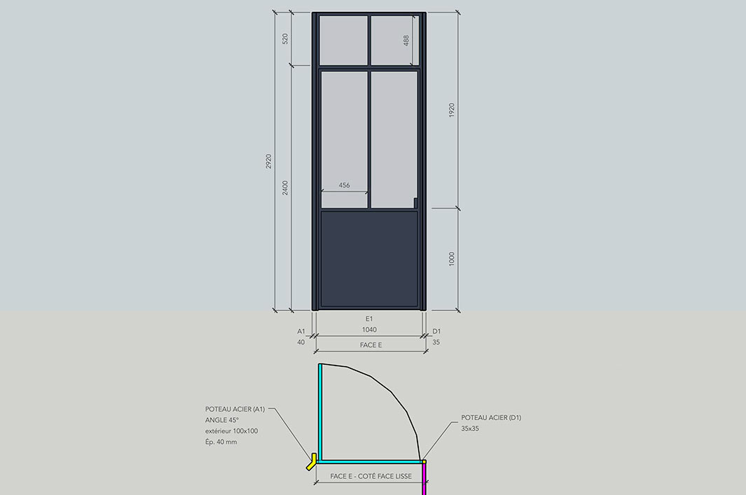 verriere cloison de bureau 01 014